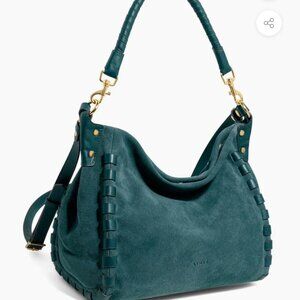 Aimee kestenberg zen teal suede hobo NWT